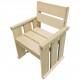 Sonata Градински стол, FSC импрегнирана борова дървесина -