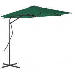 Sonata Градински чадър със стоманен прът, 300 см, зелен - Градина