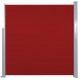 Sonata Прибираща се странична тента, 140х300 см, червена -