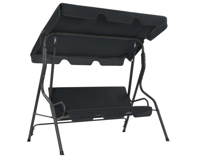 Sonata Градинска люлка, антрацит, 170x110x153 см -