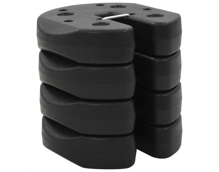 Sonata Тежести за укрепване на шатри, 4 бр, черни, 220x30 мм, бетон - Sonata Тежести за укрепване на шатри, 4 бр, черни, 220x30 мм, бетон -