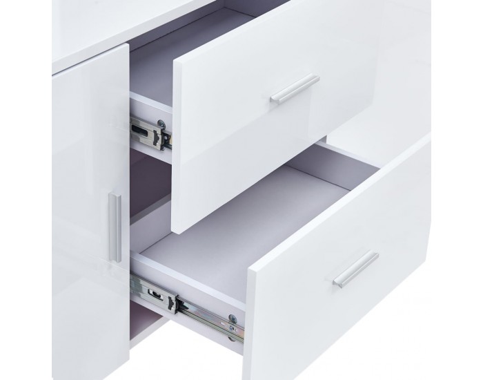 Sonata Бюфет, бял, 160x40x70 см, МДФ - Sonata Бюфет, бял, 160x40x70 см, МДФ -