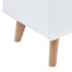 Sonata ТВ шкаф, бял, 120х40х46 см, МДФ -