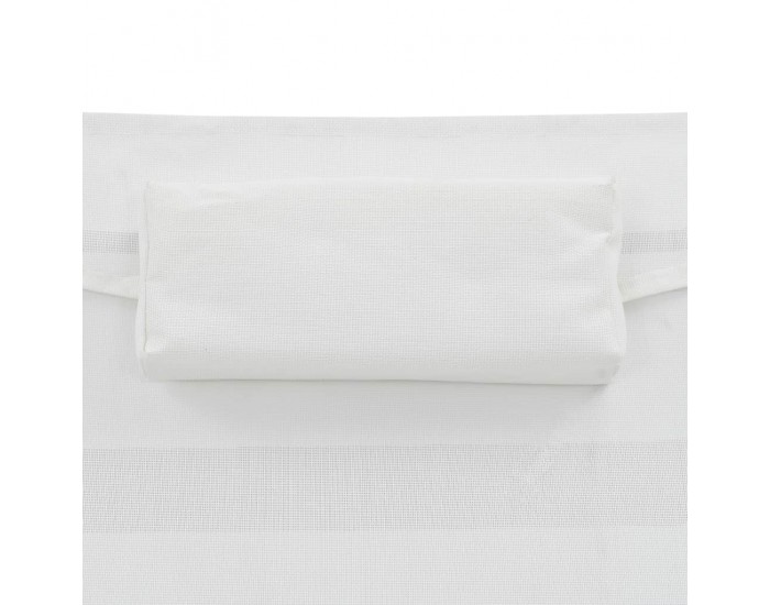 Sonata Шезлонг с възглавница, черен полиратан -