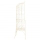 Sonata Градинска пейка, 95 см, желязо, антично бяло -