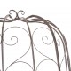 Sonata Градинска пейка, 95 см, желязо, антично кафяво -