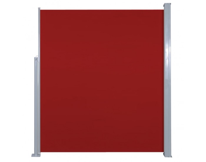 Sonata Прибираща се странична тента, 160х500 см, червена -