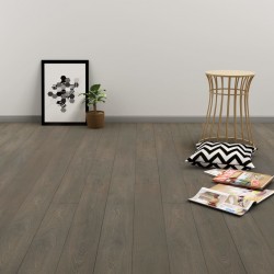 Sonata Самозалепващи подови дъски, 4,46 м², 3 мм, PVC, сиво и кафяво - Материали за декорация