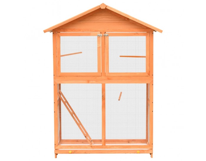 Sonata Клетка за птици, чам и ела масив, 120x60x168 см -