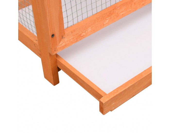 Sonata Клетка за птици, чам и ела масив, 120x60x168 см -