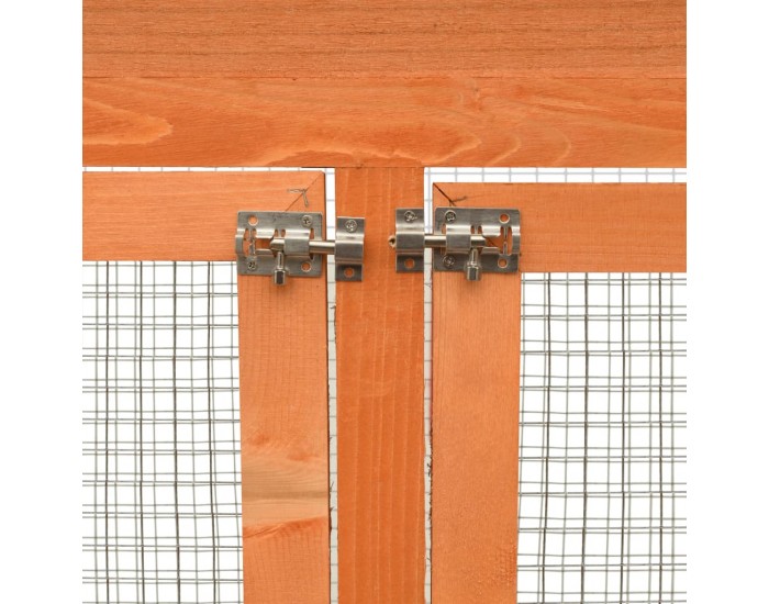 Sonata Клетка за птици, чам и ела масив, 120x60x168 см -