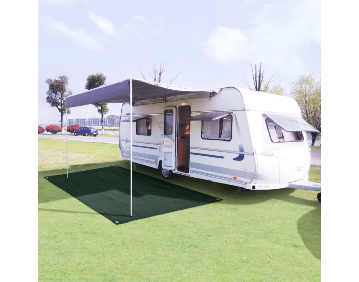 Sonata Килим за палатка, 250x400 см, HDPE, зелен - Sonata Килим за палатка, 250x400 см, HDPE, зелен -