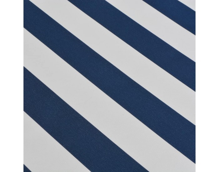 Sonata Сгъваема тента с ръчно задвижване, 350 см, синьо/бяло -