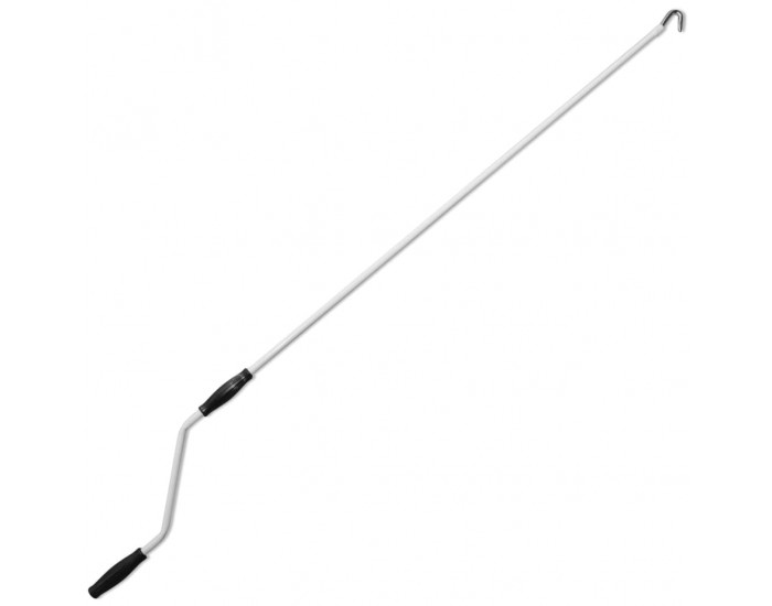 Sonata Сгъваема тента с ръчно задвижване, 400 см, синьо/бяло -