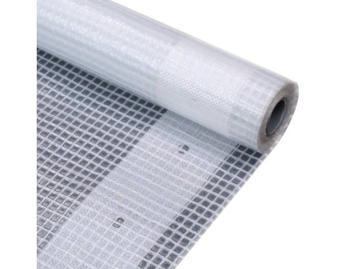 Sonata Брезент тип Лено, 260 г/м², 1,5x5 м, бял -