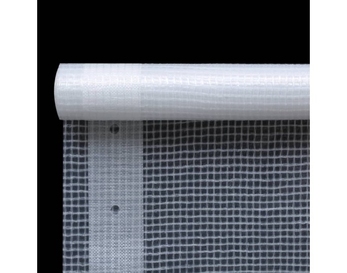 Sonata Брезент тип Лено, 260 г/м², 1,5x20 м, бял -