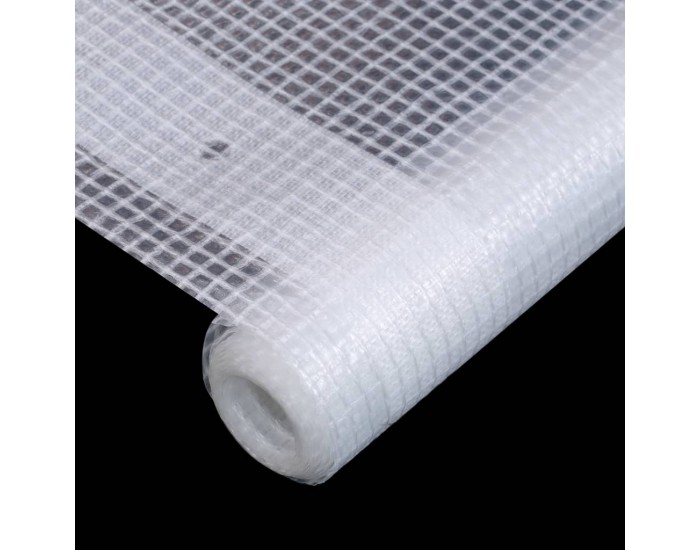 Sonata Брезент тип Лено, 260 г/м², 1,5x20 м, бял -