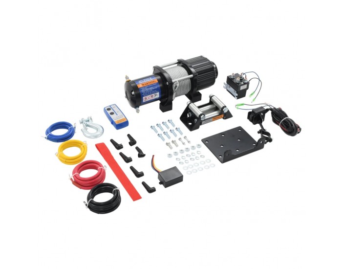 Sonata Електрическа лебедка, 12 V, 4500 lbs, 2040 кг, с дистанционно -