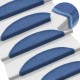 Sonata 15 бр стелки за стълбища, сини, 56x17x3 см -