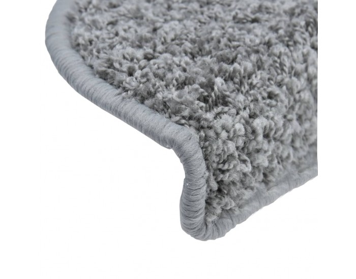 Sonata 15 бр стелки за стълбища, сиви, 56x20 см -