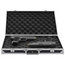 Sonata Куфар за пистолет, алуминий, ABS, черен - Офис