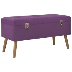 Sonata Пейка с отделение за съхранение, 80 см, лилаво кадифе - Мека мебел