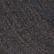 Sonata Ръчно тъкан килим от юта, кръгъл, 90 см, тъмносив - Sonata Ръчно тъкан килим от юта, кръгъл, 90 см, тъмносив -