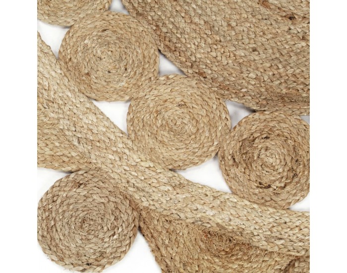 Sonata Ръчно плетен килим от юта, 120 см -