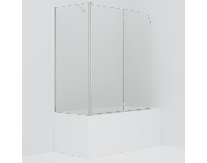Sonata Душ параван хармоника, ESG стъкло, 120x68x140 см -