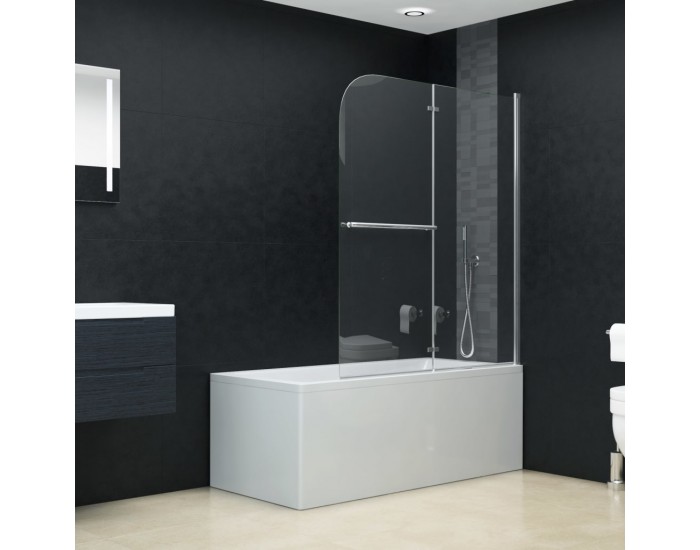 Sonata Сгъваем душ параван, 2 панела, ESG стъкло, 95x140 см -