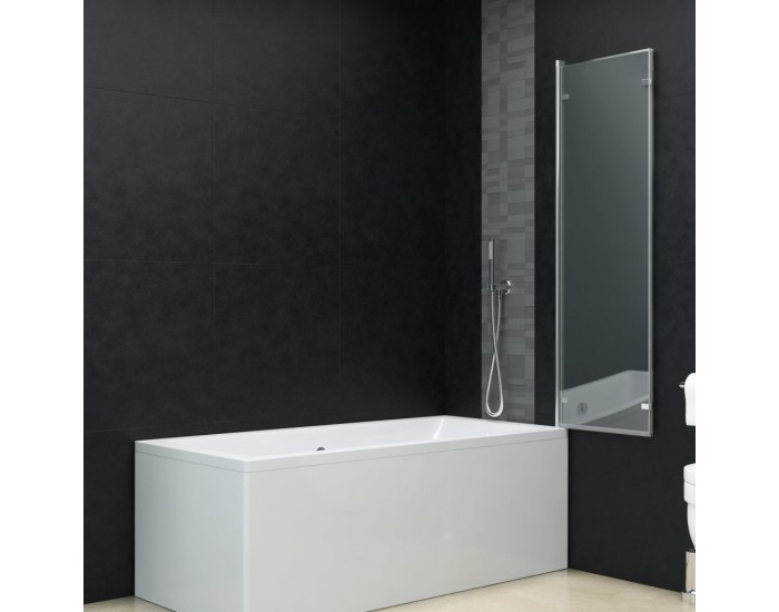 Sonata Сгъваем душ параван, 3 панела, ESG стъкло, 130x138 см -