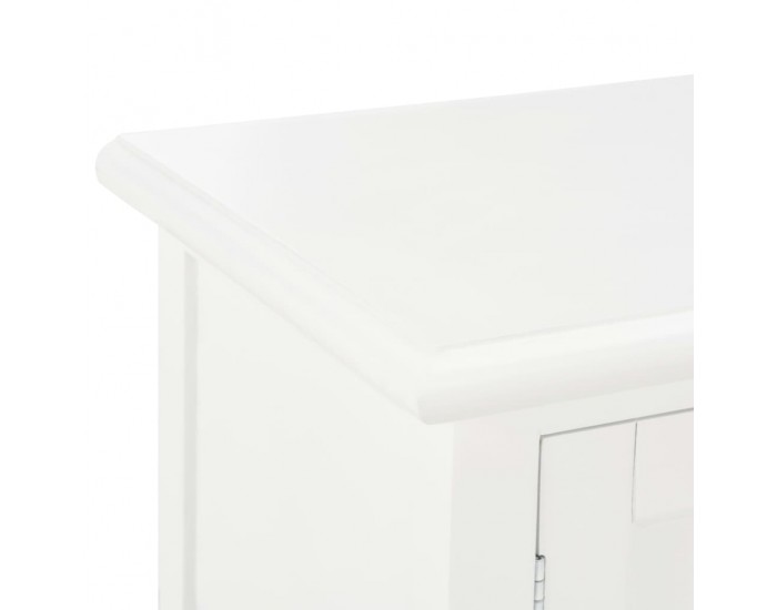 Sonata ТВ шкаф, бял, 120x30x40 cм, дърво -