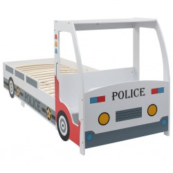 Sonata Детско легло полицейска кола с бюро, 90x200 cм - Детски легла
