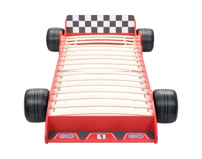 Sonata Детско легло състезателна кола, 90x200 cм, червено -