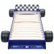 Sonata Детско легло състезателна кола, 90x200 cм, синьо -