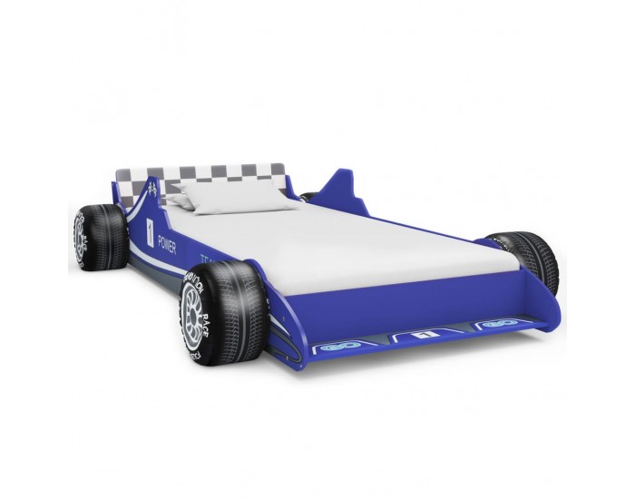 Sonata Детско легло състезателна кола, 90x200 cм, синьо -