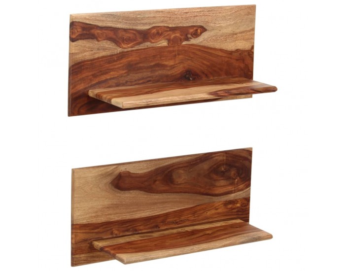 Sonata Рафтове за стена, 2 бр, 58x26x20 см, шишам масив -