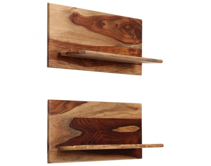 Sonata Рафтове за стена, 2 бр, 58x26x20 см, шишам масив -