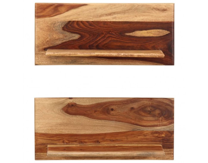 Sonata Рафтове за стена, 2 бр, 58x26x20 см, шишам масив -