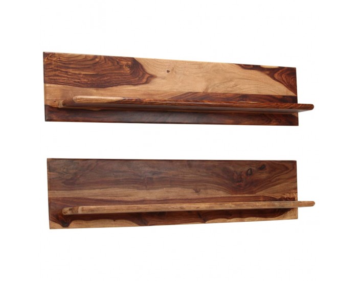 Sonata Рафтове за стена, 2 бр, 118x26x20 см, шишам масив -