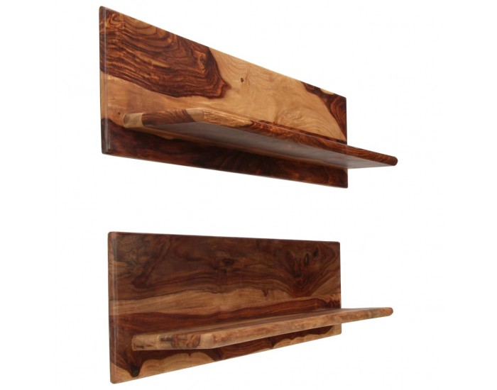 Sonata Рафтове за стена, 2 бр, 118x26x20 см, шишам масив -