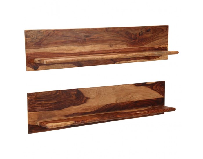 Sonata Рафтове за стена, 2 бр, 118x26x20 см, шишам масив -