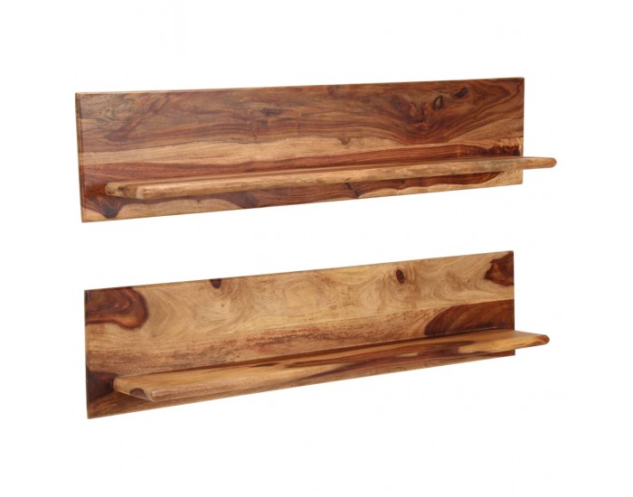 Sonata Рафтове за стена, 2 бр, 118x26x20 см, шишам масив -