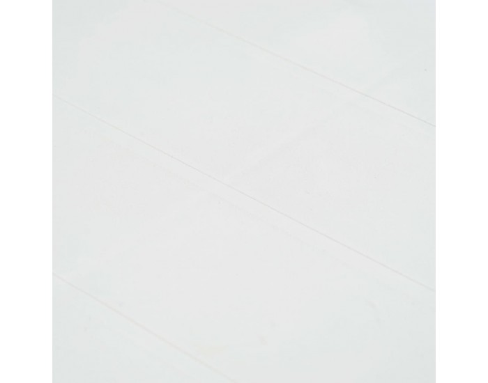 Sonata Градинска маса, 150x90x72 см, пластмаса, ратанов вид, бяла -