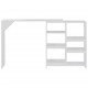 Sonata Бар маса с подвижен рафт, бяла, 138x40x120 см -