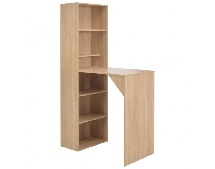 Sonata H Бар маса с шкаф, дъб, 115x59x200 см