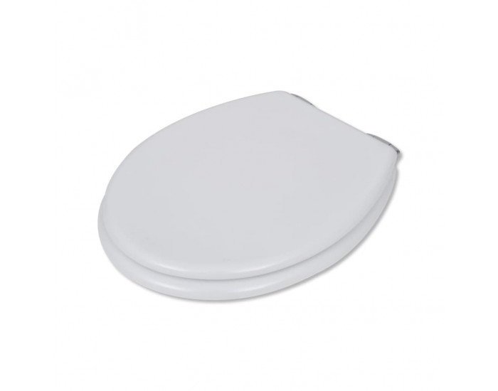 Sonata Тоалетни седалки с плавно затваряне, 2 бр, МДФ, бели -