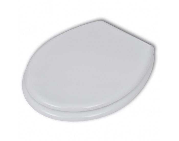 Sonata Тоалетни седалки с нормално затваряне, 2 бр, МДФ, бели -