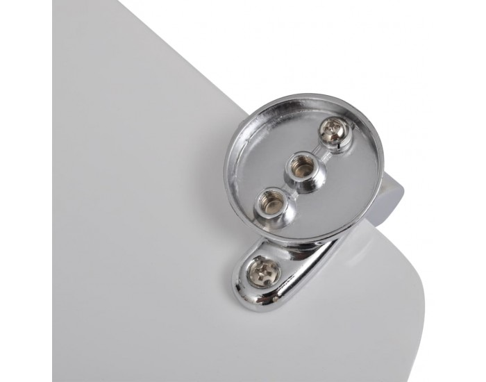 Sonata Тоалетни седалки с нормално затваряне, 2 бр, МДФ, бели -