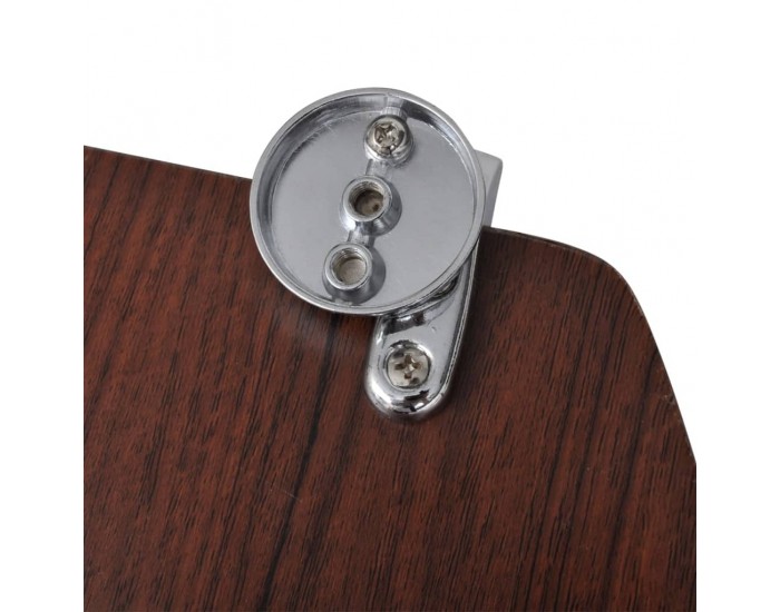 Sonata Тоалетни седалки с нормално затваряне, 2 бр, МДФ, кафяви -